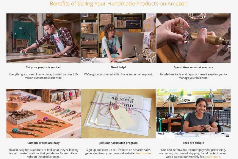 Handmade at Amazon - Verkäufer