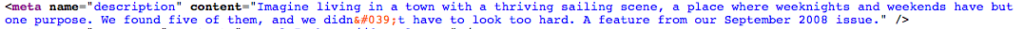 Meta-Description-Quellcode