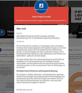 Screenshot, Quelle: Google My Business