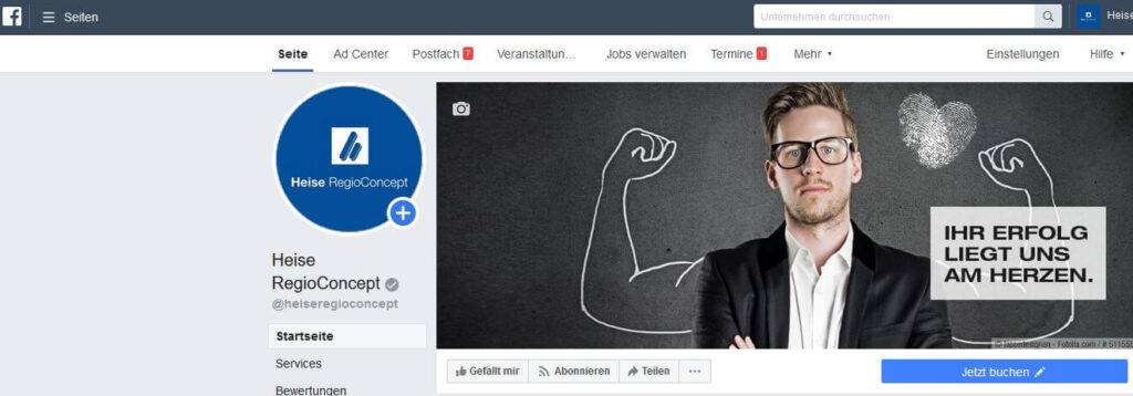 Facebook Terminbuchung Call-to-Action