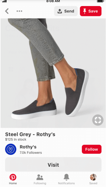 Pinterest Personalisierte Shopping-Empfehlungen
