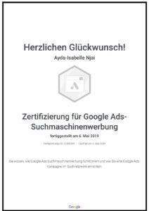 Google-Ads-Zertifizierung