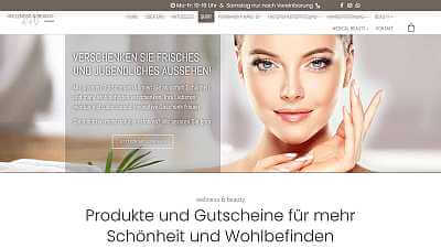 Online-Shop Referenz Wellness & Beauty