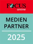 Logo Focus Online Medienpartner 2025