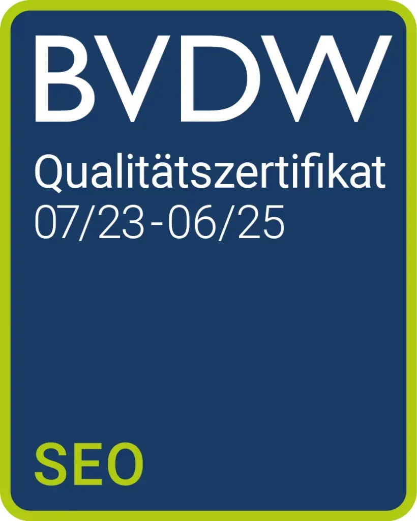 BVDW Qualitätszertifikat
