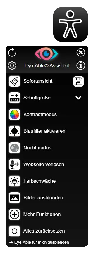 Produktabbildung Barrierefreiheit
