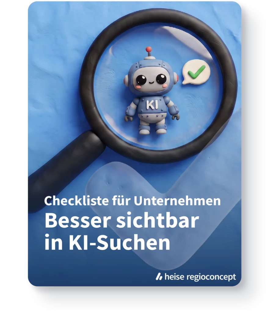 Titelbild Checkliste für Unternehmen: Besser sichtbar in KI-Suchen
