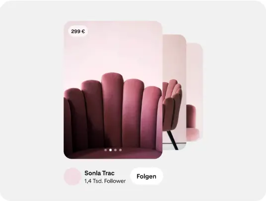 Carousel Ads auf Pinterest. Quelle: Pinterest. Screenshot: heise regioconcept.