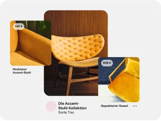 Collections-Anzeige auf Pinterest. Quelle: Pinterest. Screenshot: heise regioconcept.