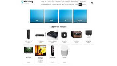 Online-Shop Referenz Bild + Klang