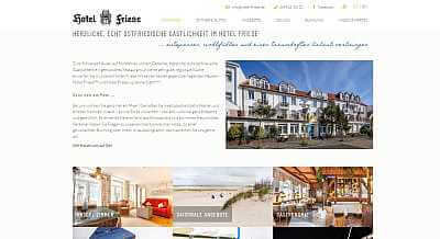 Homepage Referenz Hotel Friese